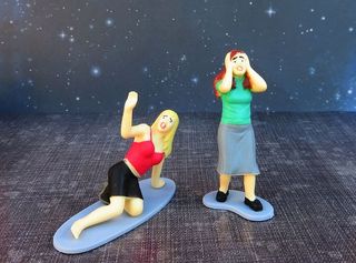 恐惧，恐惧，玩具，动作图，逃跑，害怕，害怕，危险