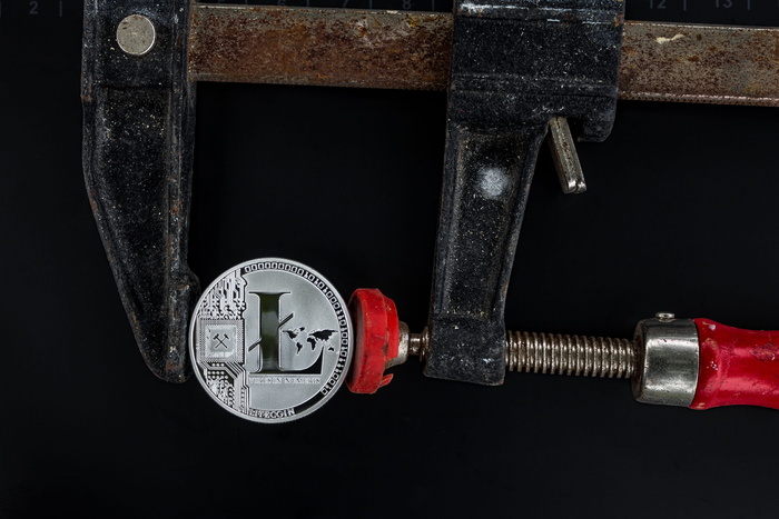 黑色、红色、f-clamp、背景、加密货币、安全、c-clamp、业务