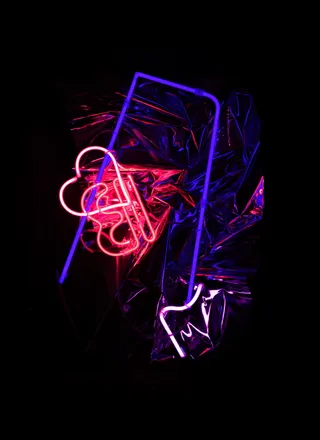 匈牙利, Szentendre, 颜色, 霓虹灯招牌, 流行色, 爱情, 心, 霓虹灯