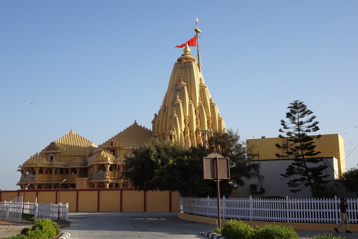 寺, Somnath, 架构, Chalukyan, Jyotirlinga, 石, 宗教, 旅游