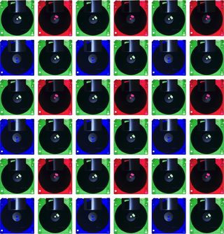 软盘，拜耳过滤器，数据，技术，存储介质，透明，连续，室内