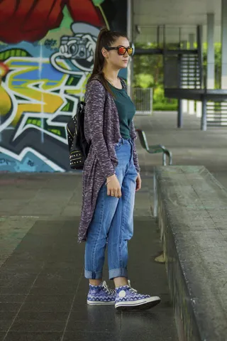 英国，米尔顿·凯恩斯，米尔顿·凯恩斯中心，全长，单人，休闲服装，真人，休闲活动