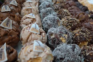 什锦巧克力球，糕点，糖果，雪包，面包师，招待，巧克力，甜食