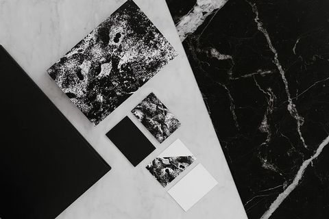 黑白模型商业品牌模板