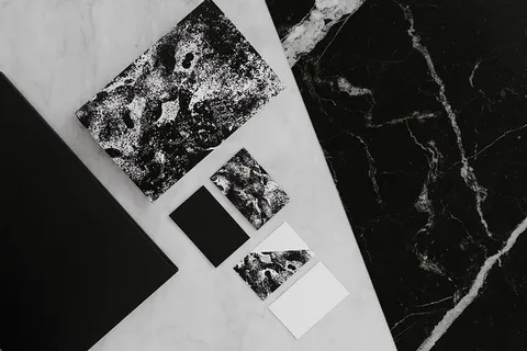 黑白模型商业品牌模板