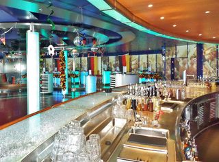 透明，玻璃瓶，顶部，台面，酒吧，柜台，饮料，聚会