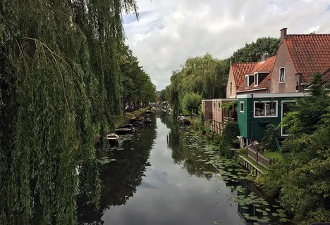 海峡,房屋,荷兰,船只,海峡,倒影,彩色房屋,水道 海峡,房屋,荷兰,船只,海峡,倒影,彩色房屋,水道