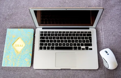 笔记本电脑、鼠标、工作场所、家庭办公室、苹果、keys、mac、macbook