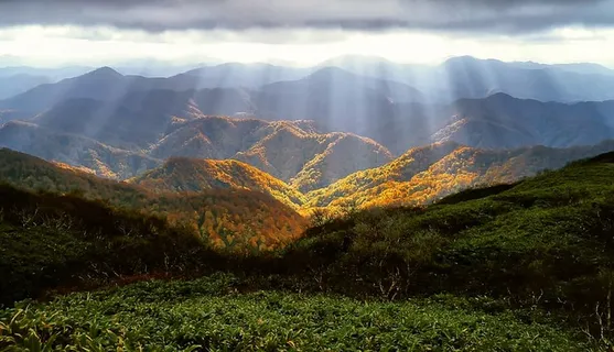 风景摄影,山顶,秋天,山脉,光泽,秋天的叶子,十月,白水三池 风景摄影,山顶,秋天,山脉,光泽,秋天的叶子,十月,白水三池