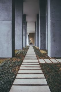 灰柱之间的路径