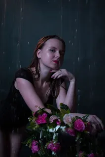 女人，肖像，人，一个，成熟，年轻，模特，时尚