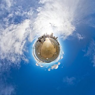 旧金山，little planet，360，美国，blue，building，california，city