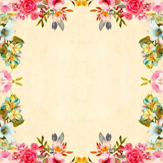 框架，花，背景，花，复古，玫瑰，花束，簇