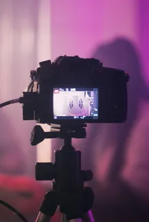 电子，照相机，摄像机，三脚架，人，人，摄影，照片