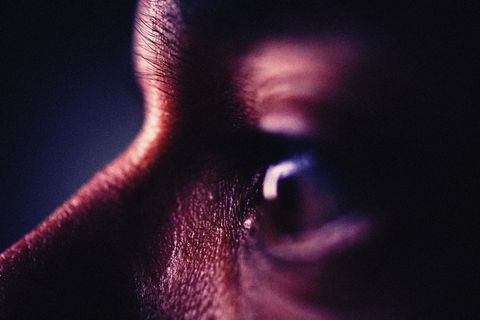 光，人，艺术，暗，抽象，成年人，老年人，大眼睛