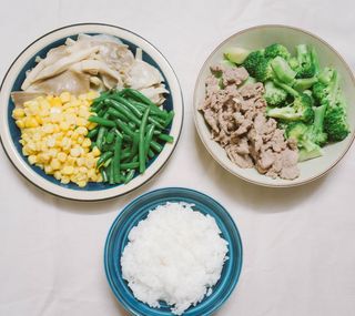 食物健康素食主义者健康，食物，食物和饮料，健康饮食，碗，健康，新鲜，米饭-主食