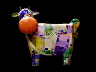 cow pinata，cow，save，money，piggy bank，趣味，陶瓷，钞票