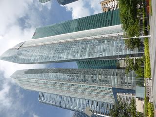 新加坡，滨海湾金融中心，办公室，办公室，摩天大楼，天际线，建筑，建筑结构