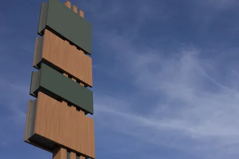 木材、灯光、街道、工业、广告牌、建筑、蓝天、木板