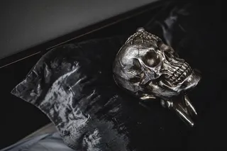 万圣节头骨装饰