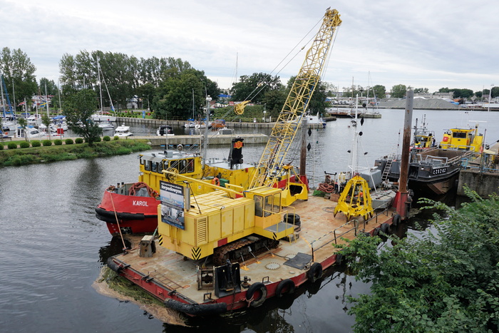 船舶起重机, 船舶, 起重机, 起重吊车, 平台, 技术, 波罗的海, 起重机臂