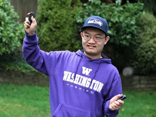 个人、男性、青年、技术、设备、控制器、任天堂、交换机