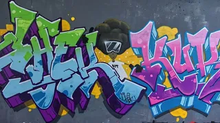 涂鸦，马恩河畔维尔斯，d34a，法国，艺术，街头艺术，墙壁，海报