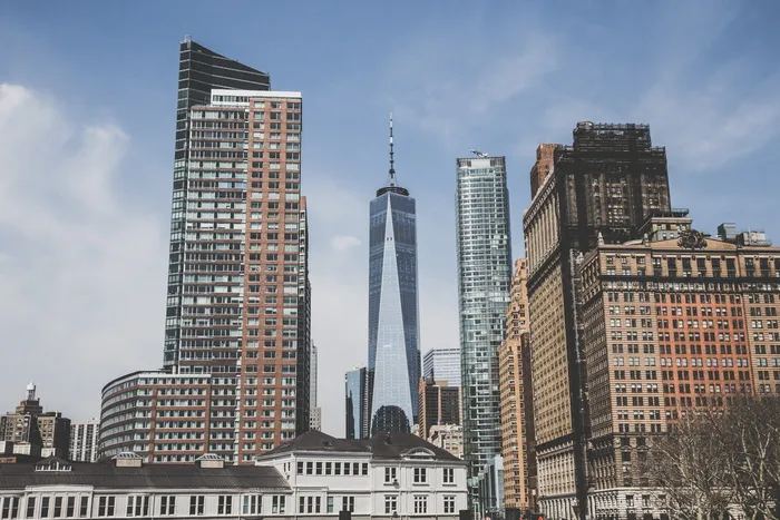 高层建筑，城市，高层，城市，城镇，建筑，大都市，办公楼