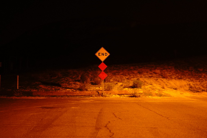 末端道路标志