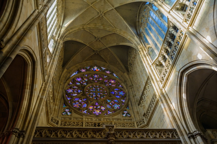 布拉格, 详情, 历史, 建筑, 圣维特大教堂, 天空, 云, hradcany