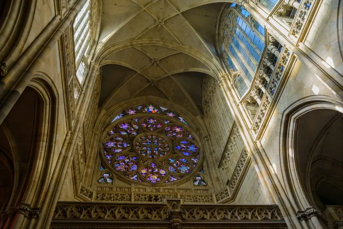 布拉格, 详情, 历史, 建筑, 圣维特大教堂, 天空, 云, hradcany