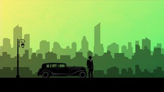 男人，站在旁边，经典，汽车，20世纪，轻，交通