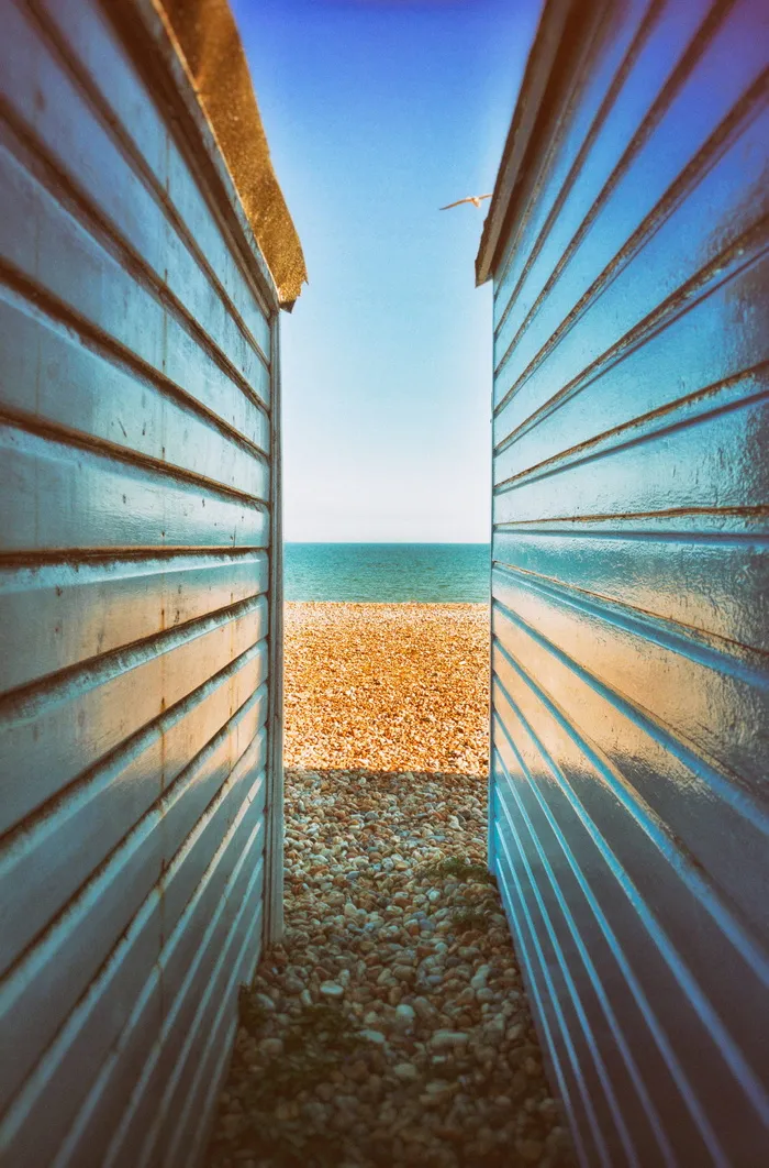 英国，澜沧，海洋，海岸，海滩，夏天，温暖，快乐