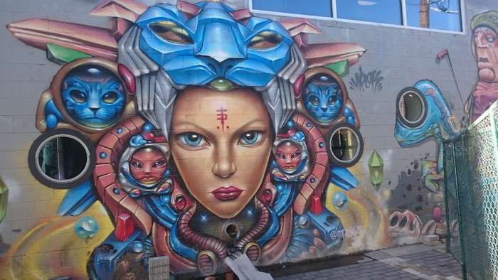 艺术，丹佛，壁画，表现，人类表现，艺术和工艺，创造力，男性肖像