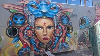 艺术，丹佛，壁画，表现，人类表现，艺术和工艺，创造力，男性肖像