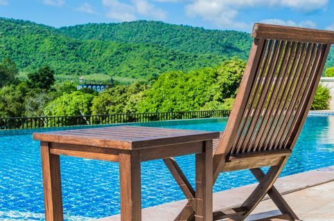 木材，山脉，假日，度假，背景，椅子，酒店，田园诗