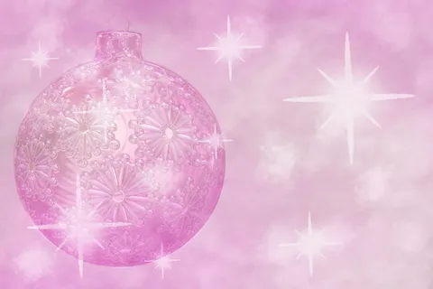 粉, 半透明, 玻璃球装饰, 圣诞摆设, 圣诞, 圣诞饰品, weihnachtsbaumschmuck, 圣诞节装饰品