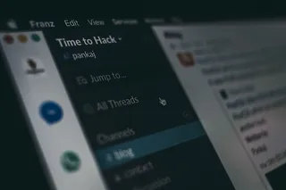 电脑屏幕显示博客