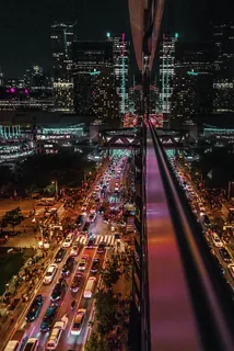 城市街道夜景 城市街道夜景