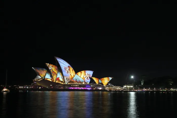 悉尼歌剧院, 夜间, 悉尼港, 歌剧院, 晚间, 市, 艺术, 灯光