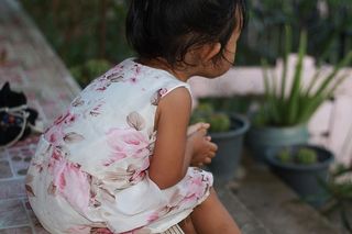 小姐，我，小孩子，孩子，真人，一个人，童年，女人