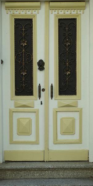 门, 老, 木头, 老建筑, 关于, 体系结构, 作文, 街道