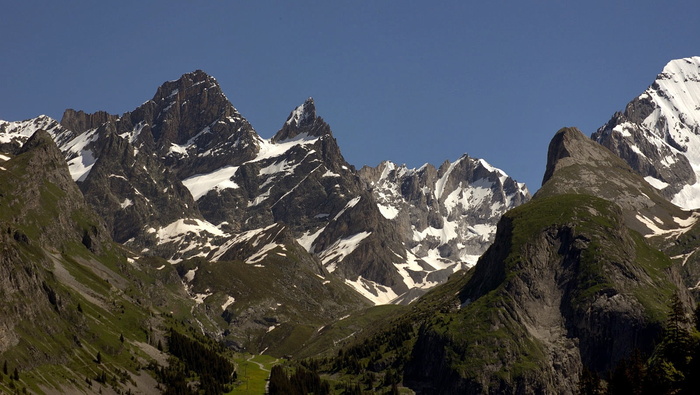 景观，山脉，自然，顶峰，落基山，雪，冬天，山峰