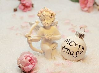 爱情天使，爱神，快乐，圣诞节，人物，象征，天使，快乐的圣诞节