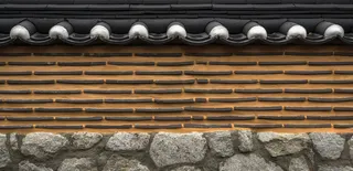 灰色石头栅栏，屋顶瓦，damme，墙，石头，石墙，赭石，灰色