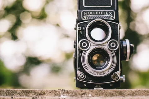 黑色Rolleiflex摄像机 黑色Rolleiflex摄像机