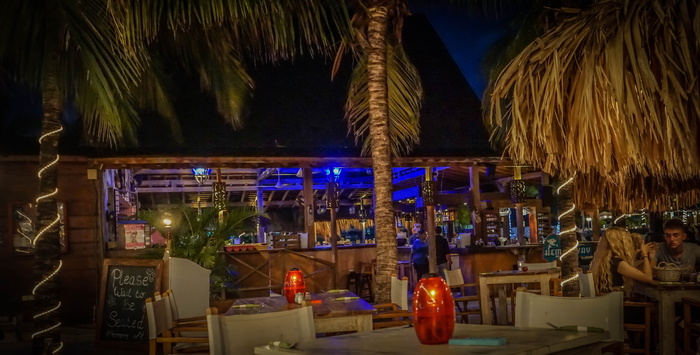夜晚，Curacao，Willemstad，酒吧，蓝色，鸡尾酒，饮料，活力