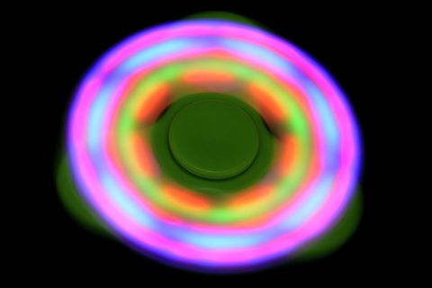 旋转，led，点亮fidget旋转器，手指旋转器，旋转器，环岛，zappel philipp，彩色