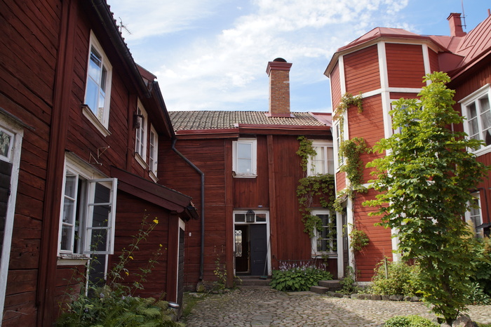 eksjö，瑞典，历史，古城，建筑，住宅，外墙，建筑