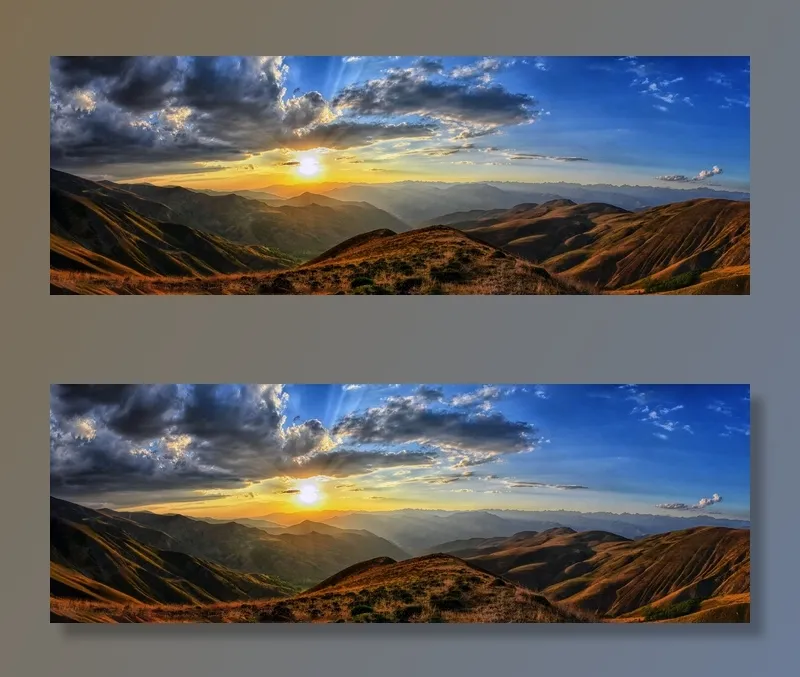 航空、摄影、棕色、山脉、多云、天空、云、大气